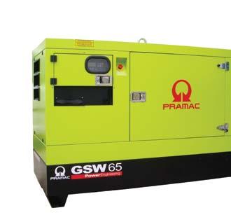 STATIONARY RANGE / SOUNDPROO VERSION GSW SERIES TOTAL ENERGY Compliant with noise and safety regulations, this middle power rated range is designed to meet every kind of application Lockable door