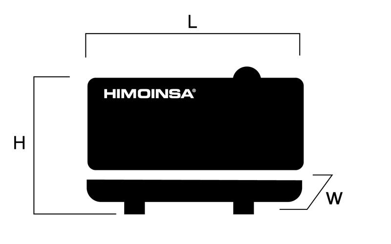 Dimensions (L) (H) (W) Weight and Dimensions Length mm 2.100 Height mm 1.