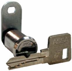 Large key made of nickel silver for lasting durability and comfortable operation.