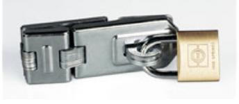 ) 34-163000 Padlock eyes (Minimum order 6 pcs) Adjustable Security Bar For changers, small cabinet and other