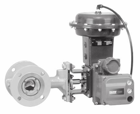 The flanged (figure 1) and flangeless valves feature streamlined flow passages, rugged metal trim components, and a self-centering seat ring (figures 2 and 3).