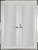 4' x 10' or 5' x 8' By-pass, pocket, and 90-degree or 135-degree corner configurations Dual-point locking mechanism