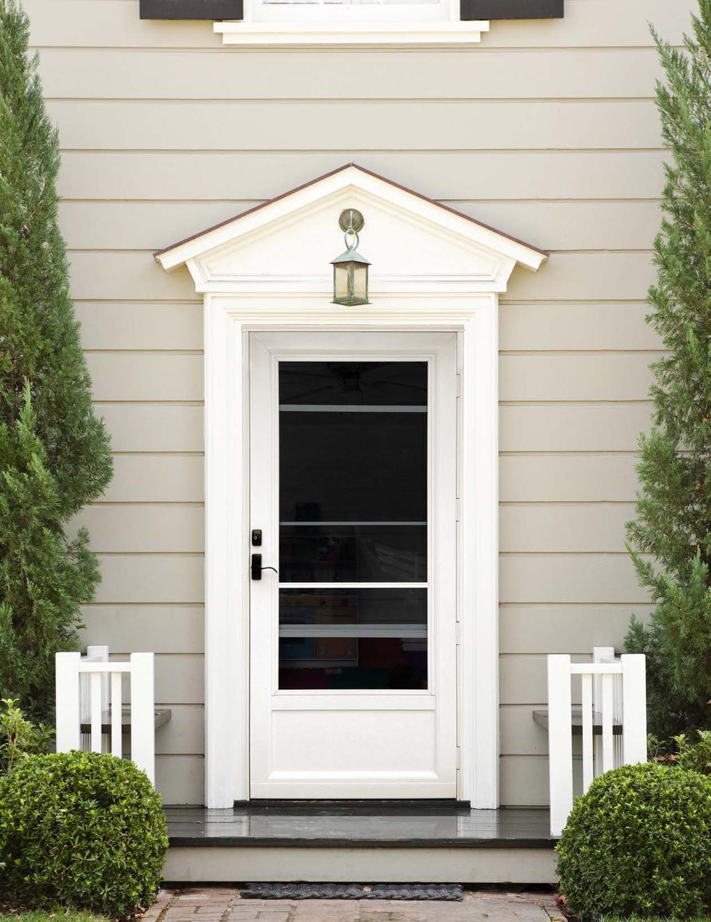 STORM DOORS Every storm door is individually customized to the highest standards in the residential market for homeowners who appreciate impeccable, uncompromising quality.
