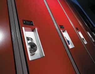 Because Hadrian s metal lockers hold fasteners and hinges better than wood, combining them with mill worked sides, tops and bottoms communicates sophistication while offering a more durable