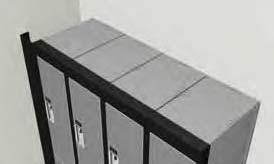INIVIUAL GALVANNEAL BOX BASES Adding extra strength and height to lockers, the versatility of box bases makes them ideal for installations