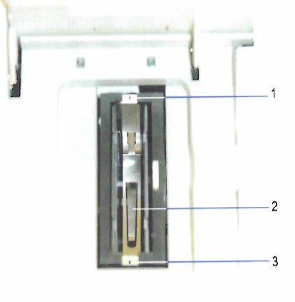 Quarterly Cartridge Compartment Chemistry or Point of Care Technologist Materials required 1 Top Hole 2 Leaf Spring 3 Bottom Hole 1 Leaf Springs Lint-free tissue or cloth; sponge swab. Mild detergent.