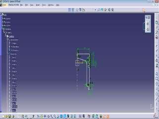Completed view of piston : Outline diagram of