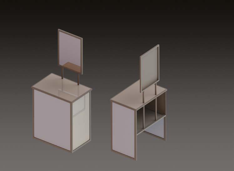 Perfectly flexible Modular Portable Furniture Folding Counters and Showcases