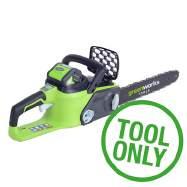 multiple angles 90 degree rotating head with edging wheel for walk behind edging for versatile use Greenworks GD40BC 40V brushless top mount 2in1 trimmer (Tool GWGD40BC RRP Inc. VAT 129.99 RRP Ex.
