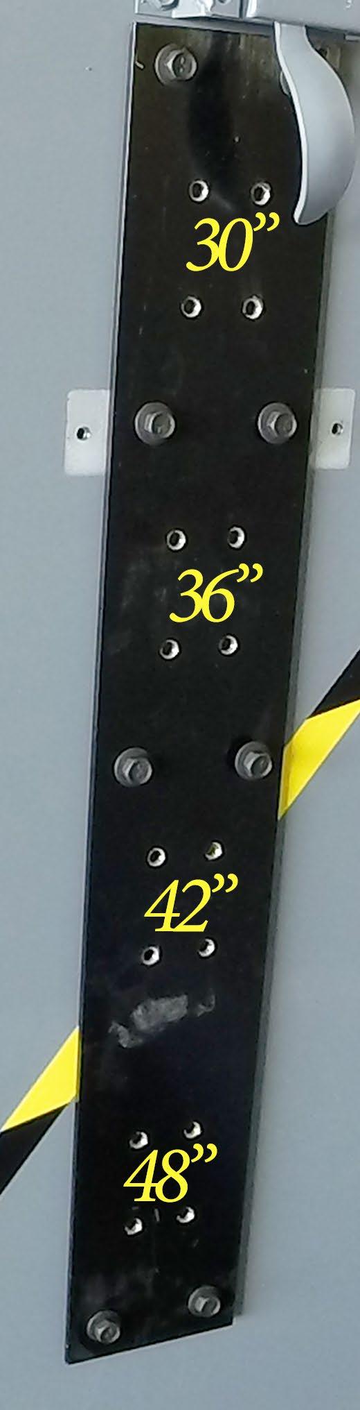 Mount door plate with the included 5/16-18 body bolts. If you tapped the holes, you can start them with your hand.