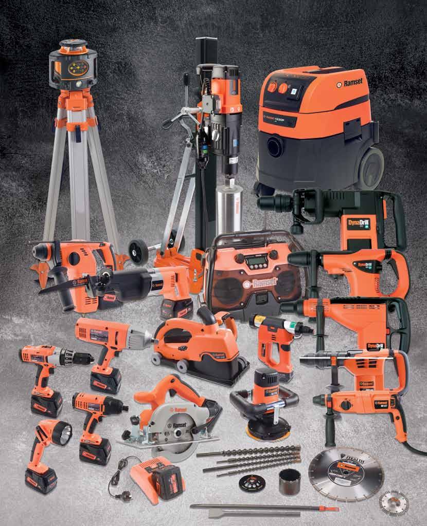 Introduction Power Tools Ramset have 25 years of experience and history in concrete drilling and cutting applications dealing, directly with everyday users.