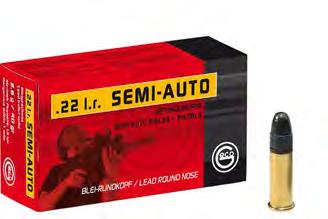 0 100 450 m/sec Good performance at a favourable price Training and practice ammunition for more modest requirements All-purpose cartridges for beginners GECO Rifle: Reliable function in self-loading