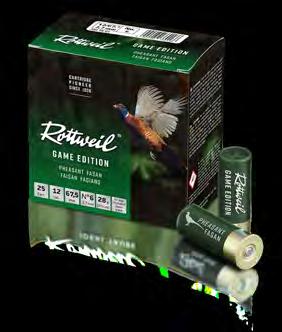 shooting distance of 8-25 m At the top of the Extra Line are Rottweil slug cartridges for special applications.