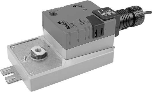 LUB(X)24-SR Proportional, Non-Spring Return, 360, 24 V, for 2 to 10 VDC or 4 to 20 ma Force min. 27 in-lb for control of damper surfaces up to 6.8 sq. ft.
