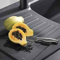 BLANCO SILGRANIT sinks with drainboard Features Made in Germany 80% natural