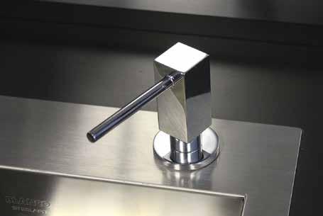 Truffle $ 171 401216 White $ 171 401449 Cinder NEW $ 171 Match a Silgranit faucet and sink with a Silgranit colour soap dispenser.