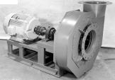 25 Sizes with capacities to 12,000 CFM 2 wheel types. Pressures to 110" W.G. Request Bulletin RB-0502.