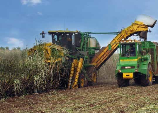 10 Wheel drives for sugar cane harvester.