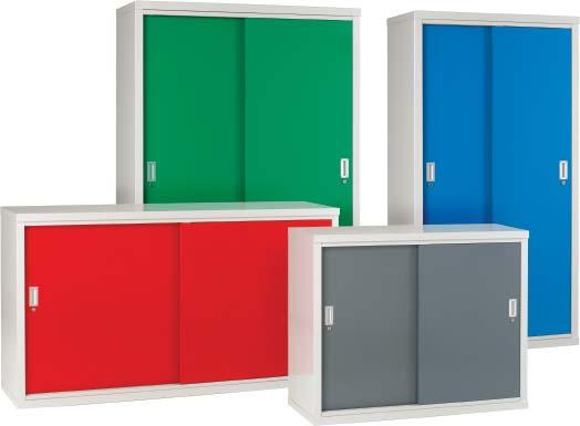 SLIDING DOOR CABINETS - 84 SERIES The perfect storage solution when space is a valuable commodity and should be utilised to its maximum, keeping aisles clear.