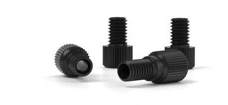 43 Metric Flangeless Fittings For 1/16, 1.8 mm, 2.0 mm, 2.5 mm, 3.0 mm, 4.