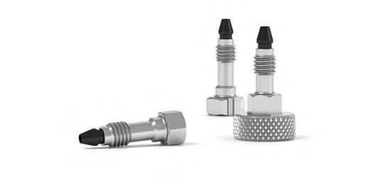 60 Reusable VHP Fittings Pressure rated up to 25,000 psi (1,720 bar) Patented innovative design Capable of up to ten repeat assembly cycles with no impact on pressure holding ability or carry-over