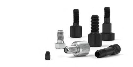 36 Two-Piece SealTight Fingertight Fittings Several nut lengths and head styles to fit into a variety of applications Designed to connect 1/16 OD tubing to 10-32 coned ports Hold up to 9,000 psi (620