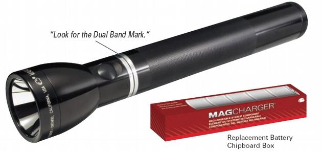 Magcharger Led Rechargeable Art. 11640 Maglite Magcharger Led Box Maglite lineup has 643 lumens of output and an intense 43,667 candela spot beam.