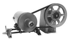 WB Series 1 /3 through 15 HP Wide Variable Speed Belts Pulleys in the WB series use wide variable speed belts for the most efficient transmission of torque through the widest possible speed range.
