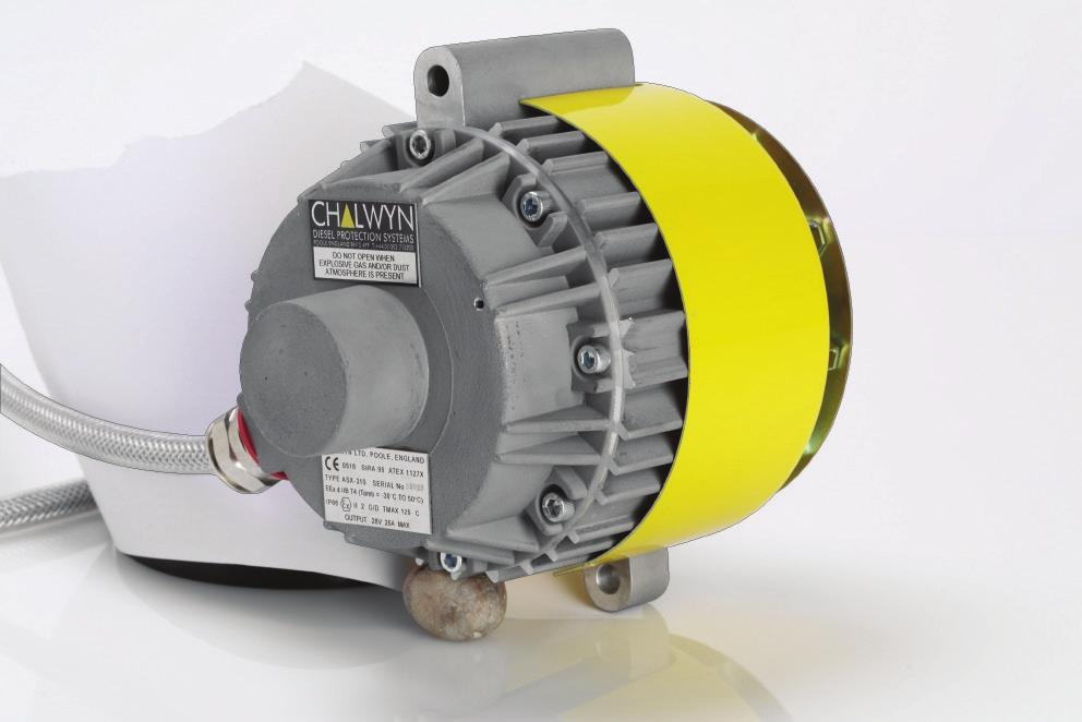 Self-Exciting Flameproof Alternator Model ASX-310 Application l For use use in in hazardous hazardous areas areas classified classified as as Zone 1, For Zone 1, Gas Group IIB, T4 and Dust Group