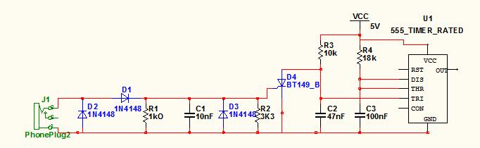103 Figure 4.25: Inductive Clamp Signal Conditioning Circuit Figure 4.26: Simulink Block for Injector Signal Figure 4.26 illustrates the injector signal Simulink programming blocks.