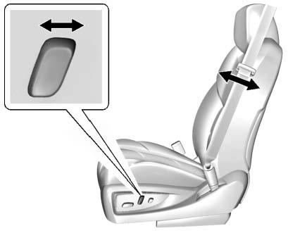 SEATS AND RESTRAINTS 59 Reclining Seatbacks Base Shown, Uplevel Similar To adjust:. Tilt the top of the control rearward to recline.. Tilt the top of the control forward to raise.