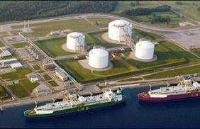 Liquefied Natural Gas Moderate volumes at moderate distance to gas