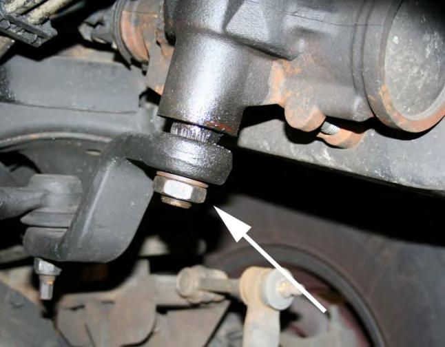 6 The 1-5/16 socket will be required to remove the steering box sector shaft bolt with