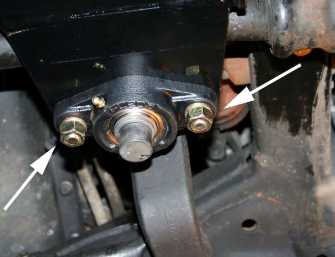 Ensure free movement (rotation) of the steering box sector shaft
