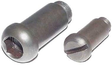 00000 Series Clevis Pin All clevis pins are manufactured from heat treated 416 stainless steel to provide superior strength and wear. Hardness is between 37-40 Rc.