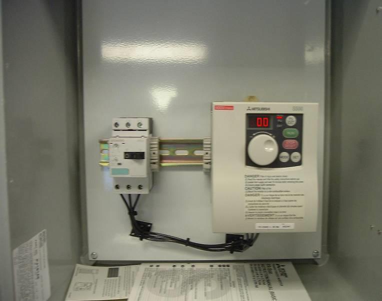 VFD Reset Information If a Frequency drive over loads or faults out for any reason, record the code displayed on the display of the drive, then shut off the circuit breaker located next to the