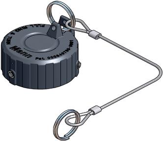 Pressure Cap - Working Pressure PN 25 bar / 363 psi 3rd closure (valve) on Rail tankers, Containers and Tank trucks The pressure caps are allowed by