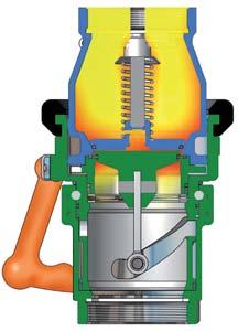 Used when Tank unit is installed direct to a Ball Valve or similar situation where