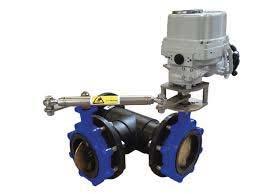 TRIM MATERIAL: STAINLESS STEEL 3 WAY TYPE L - T PORT VALVES