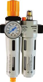 A255 FRL Units Proval A255 Series FRL units are used to filter, regulate and