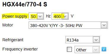 Selecting a (special) motor in the software To select a