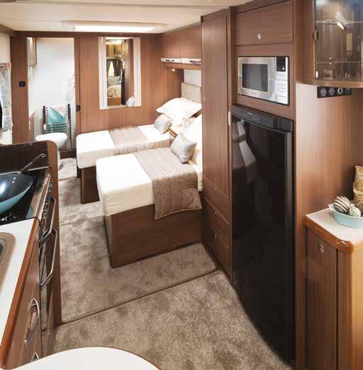 Clipper key features & design options Quality and craftsmanship in every detail including traditional dove-tailed drawers throughout 40L On-board