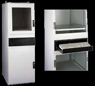 PROLINE Assembled Enclosures Gold Series Enclosure Systems Gold Series Computer Workstation, Type 12 INDUSTRY STANDARDS UL 508A Listed; Type 12; File E61997 cul Listed per CSA C22.
