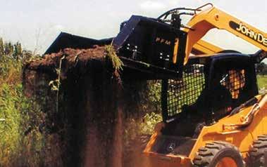 Series 700 Screening Bucket Skid Steer Design The PFM Screening Bucket is ideal for commercial and residential landscaping, farms, industrial uses, golf coursed, baseball fields, beaches and many