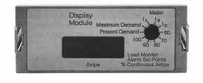 Type TL Trip Unit Accessories Plug-in Display Module The Plug-in Display Module can be added to the type TL electronic trip unit only to provide digital current readout of each phase in amperes.