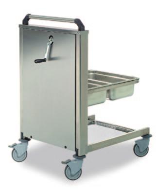 castors fitted with bumpers g Compact design to easily move around behind counter Prices on application Gastro Preparation Tank s Models grade 304 throughout g 25x25mm formed box section frame 2x 1/1