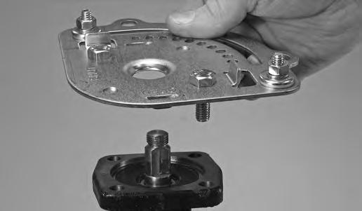 . Remove the plate (Item 2) from the valve body mounting flange. 5. The valve is now ready for conversion to a Tamper-Resistant Handle or a Gear Operator.