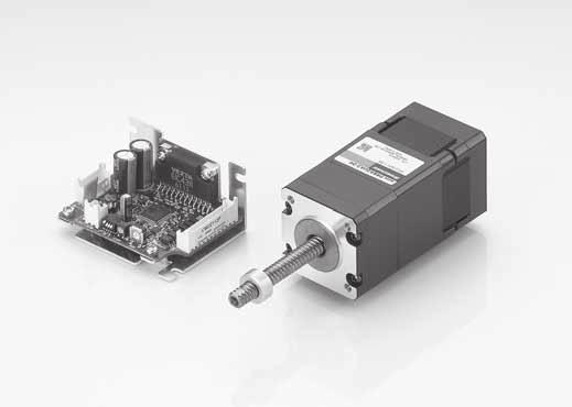 2-Phase Compact Linear Actuators DRB Series The compact actuator has a ball screw output shaft