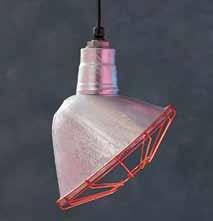 HOT DIPPED GALVANIZED RLM DESIGN REFLECTORS FOR INCANDESCENT, HID OR COMPACT FLUORESCENT LAMPS Reflectors are precision spun steel hot dipped galvanized outside and inside for thorough protection.