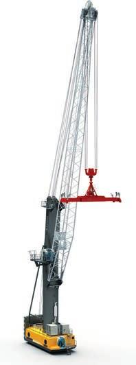 rails) and the proven mobile harbour crane concept.